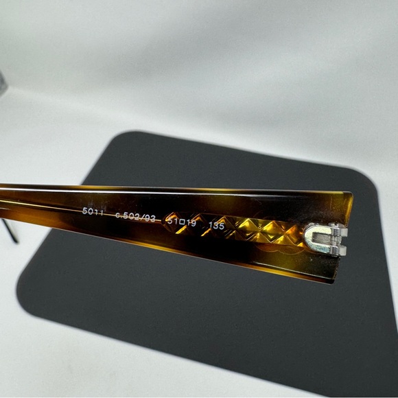 Vintage Chanel Sunglasses Replacement Temples  And Screws 5011 502/93 Tortoise - Picture 7 of 13